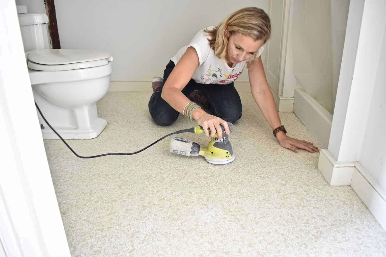 Pintar el suelo del hogar